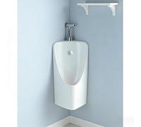 CHZDPP Orinatoi per Uomo Orinatoio da Uomo in Ceramica con lavabo, orinatoi angolari a Parete per Risparmiare Spazio, per Garage/Hotel/uffici/fabbriche/Centri Commerciali(Style 2)