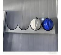 CHZDPP Rack di Storage Portacaschi da Parete per Cantieri edili, Sistema di stoccaggio Multi-Casco di Facile Accesso, Ideale per fabbriche, uffici e Negozi(4 Grids (1pc))