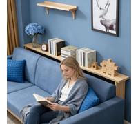 CHZDPP Tavolo dietro il divano Tavolino stretto salvaspazio con attrezzi per l'installazione, Consolle da pavimento per libri/piante verdi, Tra divani e parete(Color A,32x8x29.5in/80x20x75cm)