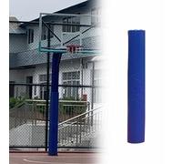 CHZFFD Cuscino Per Palo Di Basket Copripalo Sicurezza Imbottito Rotondo Da 4 5 10 15 20 Cm Diametro, Blu, Garage/seminterrato/palo Del Canestro Basket, Personalizzabile(Height 6ft,Dia 9 1/2in(24cm))