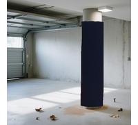 CHZFFD Cuscino Per Palo Di Basket Imbottitura Avvolgente Per Palo Da Parcheggio, Diametro 4 5 10 15 20 Cm, In Schiuma Tutte Stagioni, Campi Sportivi, Altezza 1,5 M(Black,Dia 4 1/2in(11.5cm))