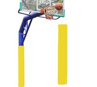 CHZFFD Cuscino Per Palo Di Basket Imbottitura Palo Basket Rotondo Alto 1.8 M, Resistente A Tutte Condizioni Atmosferiche, Palo Avvolgente Imbottito, Cuscinetti Sicurezza(Yellow,Dia 5 1/2 in(14cm))