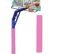 CHZFFD Cuscino Per Palo Di Basket Imbottitura Palo Basket Rotondo Alto 1.8 M, Resistente A Tutte Condizioni Atmosferiche, Palo Avvolgente Imbottito, Cuscinetti Sicurezza(Pink,Dia 1in(2.5cm))