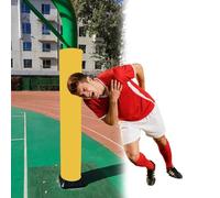 CHZFFD Cuscino Per Palo Di Basket Imbottitura Palo Rotondo Anticollisione, Colonna Garage 1,8 M, Imbottitura Autoadesiva Pilastro Seminterrato, Cuscinetti Sicurezza Universali(Yellow,ID 6in(15cm))