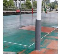 CHZFFD Cuscino Per Palo Di Basket Imbottitura Per Palo Da Basket Rotondo, Resistente Per Tutte Le Stagioni, Avvolgente, Imbottito, Per Tettoia Esterna, Per Palo Di Sicurezza(Gray-tall 72in,ID 3in)