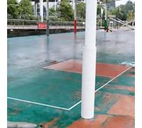 CHZFFD Cuscino Per Palo Di Basket Imbottitura Per Palo Da Basket Rotondo, Resistente Per Tutte Le Stagioni, Avvolgente, Imbottito, Per Tettoia Esterna, Per Palo Di Sicurezza(Red-tall 84in,ID 8in)