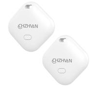 CHZHVAN Air Tracker Tag Localizzatore Compatibile con Apple Dov'è (solo iOS), Batteria Sostituibile, Resistente all'acqua, Cercatore di Oggetti Bluetooth per Borse, Bagagli, Animali Domestici e Zaini