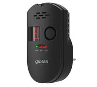 CHZHVAN Rilevatore di Gas, Rilevatore di Fughe GPL/Gas Naturale/Carbone, Plug-in Monitor di Metano e Propano Butano, Allarme Sonoro e Display digitale LED per Cucina, Casa Mobile, Garage