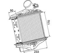 CI 174 000P MAHLE Intercooler per SMART