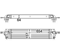 MAHLE ORIGINAL CI 201 000P Intercooler