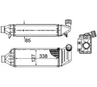 CI 424 000S MAHLE Intercooler per FORD