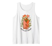 Ci arriveremo - Vintage Anni '70 Mani Fiore Pace Art Canotta