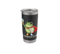 Ci concentriamo iperfocalmente a Dawn Funny Frog ADHD Bicchiere termico in acciaio inox doppia parete
