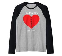 Ci è voluto Un leccare ma è Ancora ticchettio cardiochirurgia Maglia con Maniche Raglan
