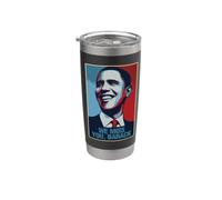 Ci manchi il ritratto di Barack Obama Bicchiere termico in acciaio inox doppia parete