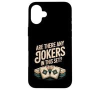 Ci sono Joker In Questo Set Mahjong Cards Player Custodia per iPhone 16 Plus