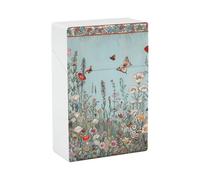 Ci sono molti portasigarette a forma di fiori con capacità 20, scatola di sigarette impermeabile e compatta per lavoro, viaggio