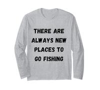 Ci Sono Sempre Nuovi posti Dove Andare a Pescare Maglia a Manica