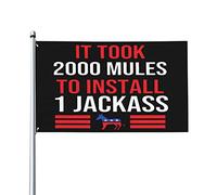 Ci sono voluti 2000 muli per installare un Jackass All Season Garden Flag Banner da giardino per bandiere da giardino per decorazioni da esterno