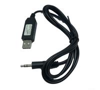 CI-V - Cavo per ICOM, interfaccia USB, modulo di trasmissione automatica CW con cavo da 1,5 m e 3,5 mm, sincronizzazione dati radio a onde corte