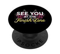 Ci vediamo al traguardo Bandiera a scacchi PopSockets PopGrip Adesivo