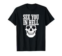 Ci Vediamo all'inferno - Funny Goth Maglietta