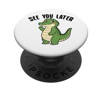 Ci vediamo dopo Kawaii Animale Pun Divertente Carino PopSockets PopGrip Adesivo