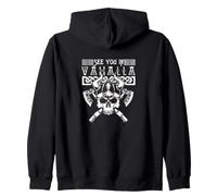 Ci Vediamo nel Valhalla | Thor | Odin | Vikings Ragnar Felpa con Cappuccio