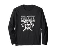 Ci Vediamo nel Valhalla | Thor | Odin | Vikings Ragnar Maglia a Manica