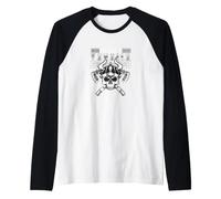 Ci Vediamo nel Valhalla | Thor | Odin | Vikings Ragnar Maglia con Maniche Raglan