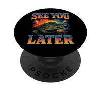 Ci vediamo più tardi Alligator Ultimo giorno di scuola dopo Alligatore PopSockets PopGrip Adesivo
