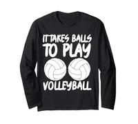 Ci vogliono Palle per Giocare a Pallavolo Maglia a Manica