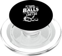 Ci vogliono un sacco di palle per giocare a golf come faccio golf divertente PopSockets PopGrip per MagSafe