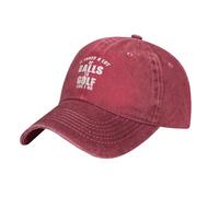 Ci vogliono Un Sacco di Palline per Giocare a Golf Come Me. Cappello da Baseball Regolabile Classico da papà per Uomo e Donna, Nero.