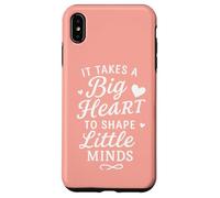 Ci vuole un grande cuore per dare forma a Little Minds, insegnante di scuola Custodia per iPhone XS Max