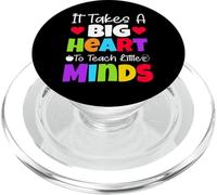 Ci vuole un grande cuore per insegnare a Little Minds Teacher PopSockets PopGrip per MagSafe