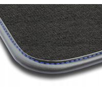 CI22-1 1pz Tappetino Velluto Premium Pelle Blu per Citroen C3 II 2009-2016 tappe