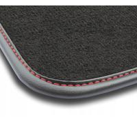 CI28-1 1pz Tappetino Velluto Premium Pelle Rossa per Citroen C5 Aircross dal 201