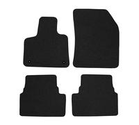 CI28-1 Set Tappetini Velluto Premium Pelle Nera per Citroen C5 Aircross dal 2018