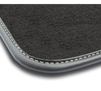 CI33-1 1pz Tappetino Velluto Premium Pelle Bianca per Citroen C3 III dal 2016 ta