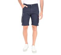 Ciabalù Bermuda Uomo con Tasche Laterali Cargo Pantaloni Corti Pantaloncino (48, Blu)
