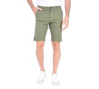 Ciabalù Bermuda Uomo Pantaloncini Cotone Corti Slim Fit Leggero Estivi Tasca America (Verde, 54, Numeric_54)