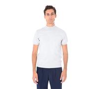 Ciabalù Dolcevita Uomo Invernale Mezzo Collo Maniche Corte Lupetto Mezza Manica Sottogiacca Tinta Unita Slim Fit (IT, Testo, S, Regular, Regular, Grigio)