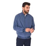 Ciabalù Giubbotto Scamosciato Uomo Primaverile Giacca a Vento in Camoscio Regular Fit (Blu Cobalto, XL, x_l)