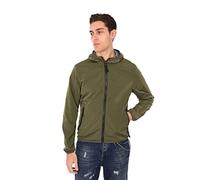 Ciabalù Giubbotto Uomo Impermeabile Double Face Giacca a Vento Slim Fit (XXL, Verde)