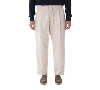 Ciabalù Pantalaccio Uomo Cotone Elastico Coulisse Pantalone Ampio Oversize Made in Italy con Pinces Gamba Larga Casual Elegante Traspirante Comfort