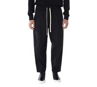 Ciabalù Pantalaccio Uomo Cotone Elastico Coulisse Pantalone Ampio Oversize Made in Italy con Pinces Gamba Larga Casual Elegante Traspirante Comfort