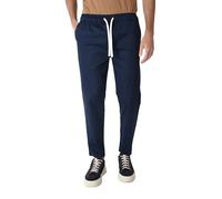 Ciabalù Pantalaccio Uomo Elegante Leggero Pantalone in Cotone Made in Italy (XXL, Blu)