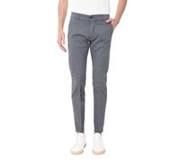 Ciabalù Pantaloni Uomo Eleganti in Cotone Taglie Comode Made in Italy Sartoriale Tinta Unita Modello Chino Capri Leggeri con Tasca America
