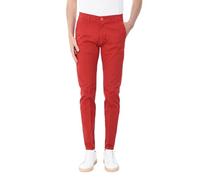 Ciabalù Pantaloni Uomo Eleganti in Cotone Taglie Comode Made in Italy Sartoriale Tinta Unita Modello Chino Capri Leggeri con Tasca America